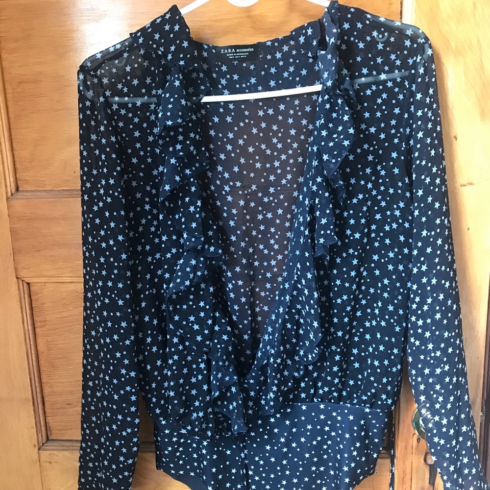 Sheer Zara bodysuit
